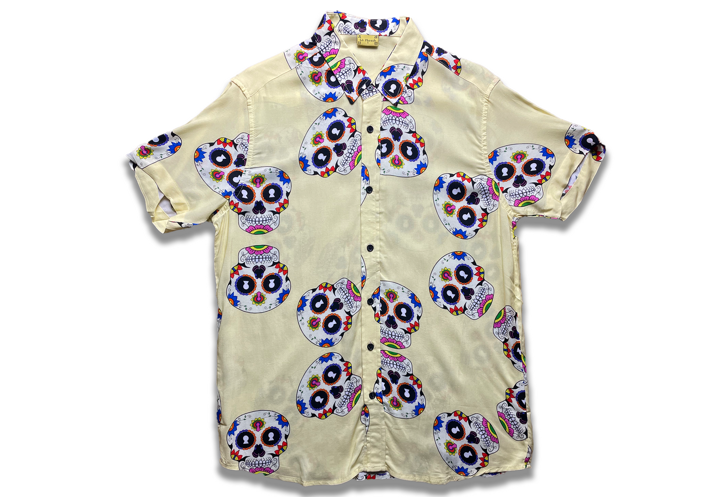 Button up Shirt "CALAVERAS" Cream | Lè Phresh - Lè Phresh