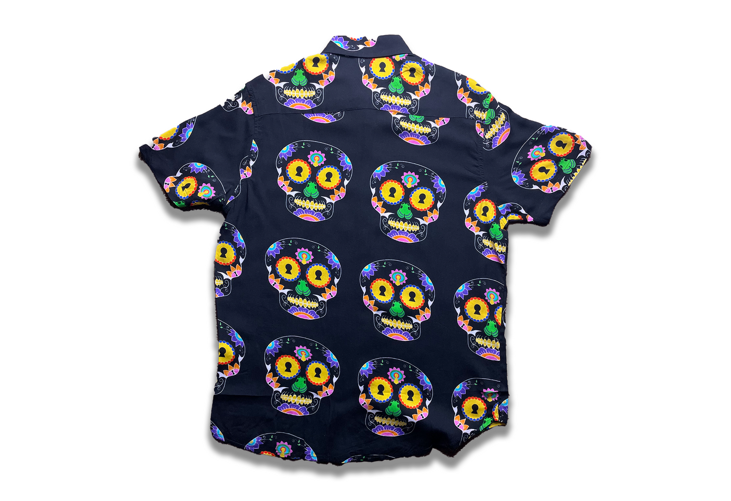 Button up Shirt "CALAVERAS" Black | Lè Phresh - Lè Phresh