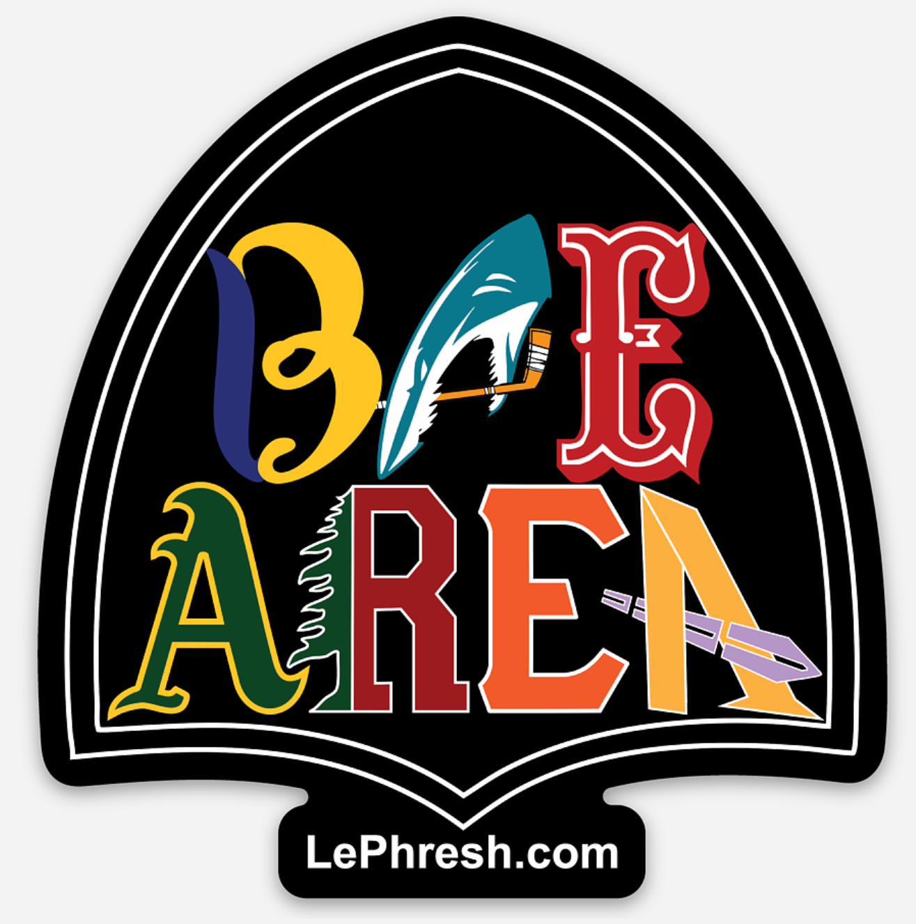 Bae Area Sticker - Lè Phresh 