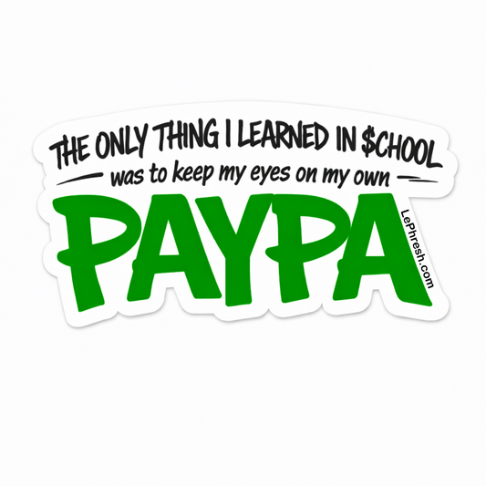 School Lesson Sticker - Lè Phresh 