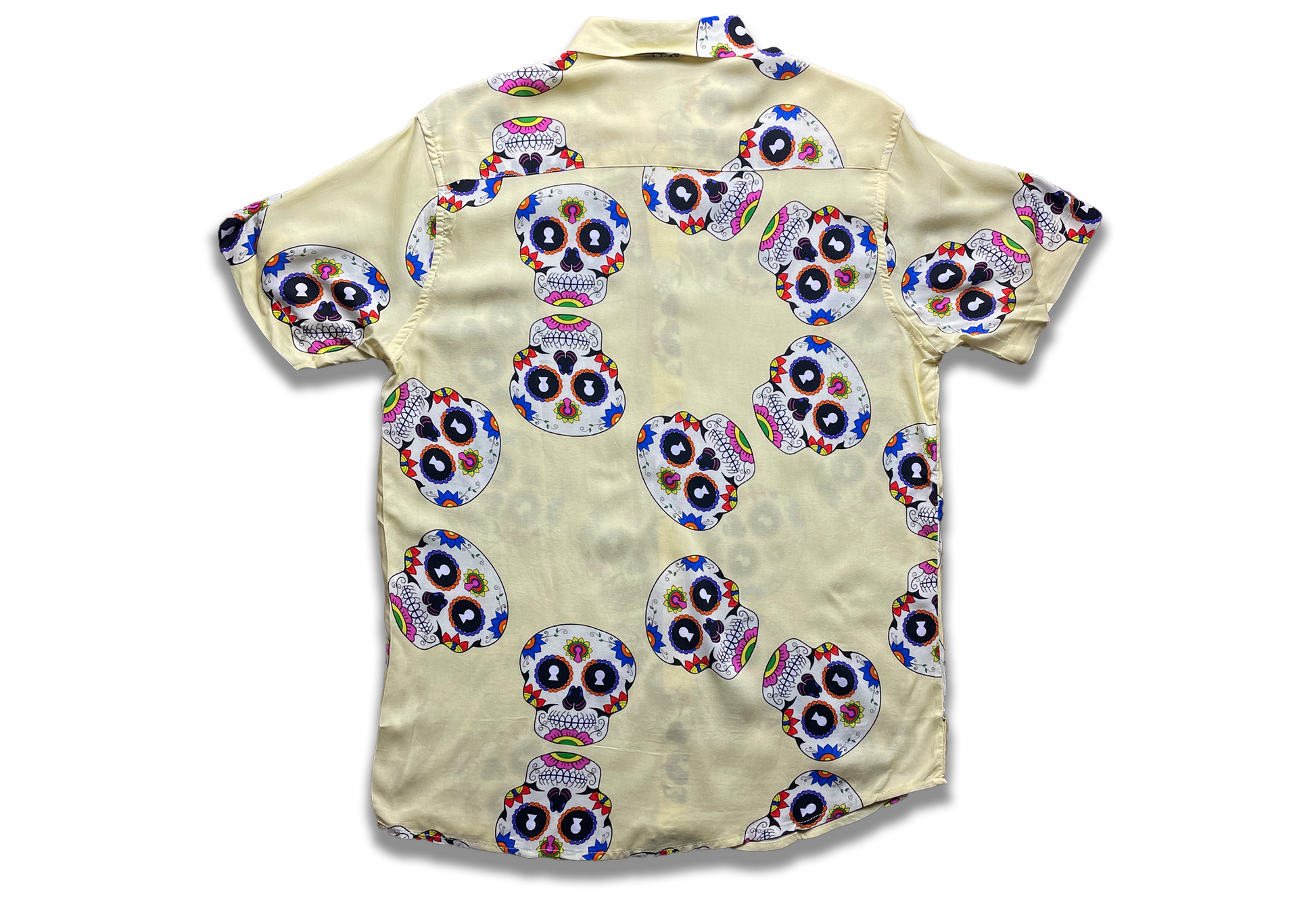 Button up Shirt "CALAVERAS" Cream | Lè Phresh - Lè Phresh 